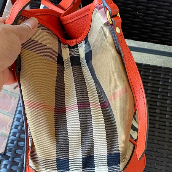 Burberry Novacheck Tote, Canvas/Leather - Picture 5 of 14